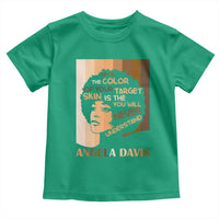 Angela Davis Inspirational Quote Toddler T Shirt Black Pride Melanin - Wonder Print Shop