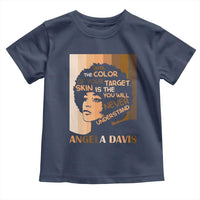 Angela Davis Inspirational Quote Toddler T Shirt Black Pride Melanin - Wonder Print Shop