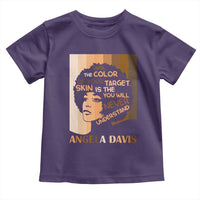 Angela Davis Inspirational Quote Toddler T Shirt Black Pride Melanin - Wonder Print Shop