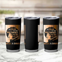Angela Davis Inspirational Quote Tumbler Cup Black Pride Melanin - Wonder Print Shop