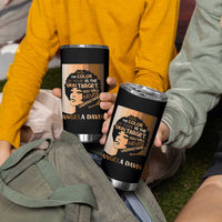Angela Davis Inspirational Quote Tumbler Cup Black Pride Melanin - Wonder Print Shop