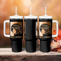 Angela Davis Inspirational Quote Tumbler With Handle Black Pride Melanin - Wonder Print Shop