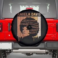 Angela Davis Quote Spare Tire Cover I Am No Longer Accepting The Things I Cannot Change - Wonder Print Shop