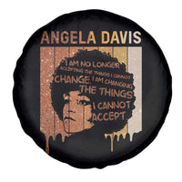 Angela Davis Quote Spare Tire Cover I Am No Longer Accepting The Things I Cannot Change - Wonder Print Shop