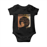 Angela Davis Quote Baby Onesie I Am No Longer Accepting The Things I Cannot Change - Wonder Print Shop