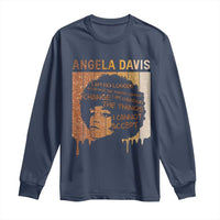 Angela Davis Quote Long Sleeve Shirt I Am No Longer Accepting The Things I Cannot Change - Wonder Print Shop