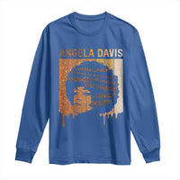 Angela Davis Quote Long Sleeve Shirt I Am No Longer Accepting The Things I Cannot Change - Wonder Print Shop