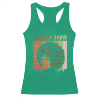 Angela Davis Quote Racerback Tank Top I Am No Longer Accepting The Things I Cannot Change - Wonder Print Shop