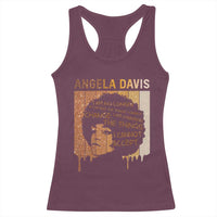 Angela Davis Quote Racerback Tank Top I Am No Longer Accepting The Things I Cannot Change - Wonder Print Shop