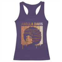 Angela Davis Quote Racerback Tank Top I Am No Longer Accepting The Things I Cannot Change - Wonder Print Shop