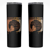 Angela Davis Quote Skinny Tumbler I Am No Longer Accepting The Things I Cannot Change - Wonder Print Shop