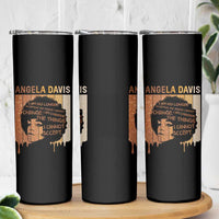 Angela Davis Quote Skinny Tumbler I Am No Longer Accepting The Things I Cannot Change - Wonder Print Shop
