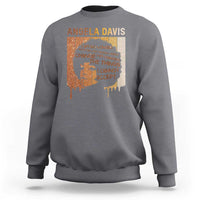 Angela Davis Quote Sweatshirt I Am No Longer Accepting The Things I Cannot Change - Wonder Print Shop