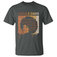 Angela Davis Quote T Shirt I Am No Longer Accepting The Things I Cannot Change - Wonder Print Shop