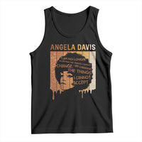 Angela Davis Quote Tank Top I Am No Longer Accepting The Things I Cannot Change - Wonder Print Shop