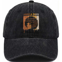 Angela Davis Quote Washed Cotton Baseball Cap I Am No Longer Accepting The Things I Cannot Change
