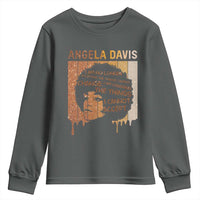 Angela Davis Quote Youth Sweatshirt I Am No Longer Accepting The Things I Cannot Change - Wonder Print Shop