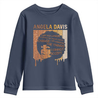 Angela Davis Quote Youth Sweatshirt I Am No Longer Accepting The Things I Cannot Change - Wonder Print Shop