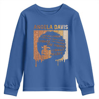 Angela Davis Quote Youth Sweatshirt I Am No Longer Accepting The Things I Cannot Change - Wonder Print Shop