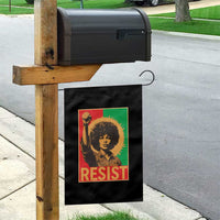 Angela Davis Garden Flag Political Protest Resist Civil Rights Freedom - Wonder Print Shop