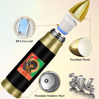 Angela Davis Bullet Tumbler Political Protest Resist Civil Rights Freedom - Wonder Print Shop