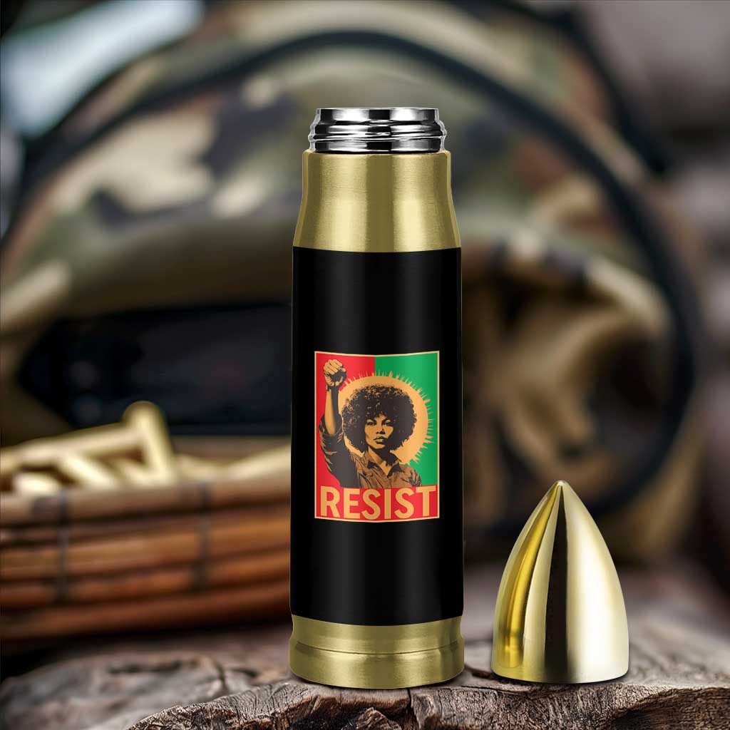 Angela Davis Bullet Tumbler Political Protest Resist Civil Rights Freedom - Wonder Print Shop