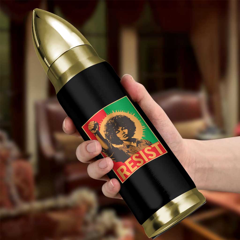 Angela Davis Bullet Tumbler Political Protest Resist Civil Rights Freedom - Wonder Print Shop