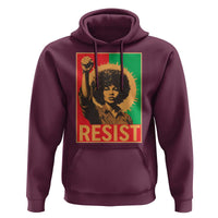 Angela Davis Hoodie Political Protest Resist Civil Rights Freedom - Wonder Print Shop