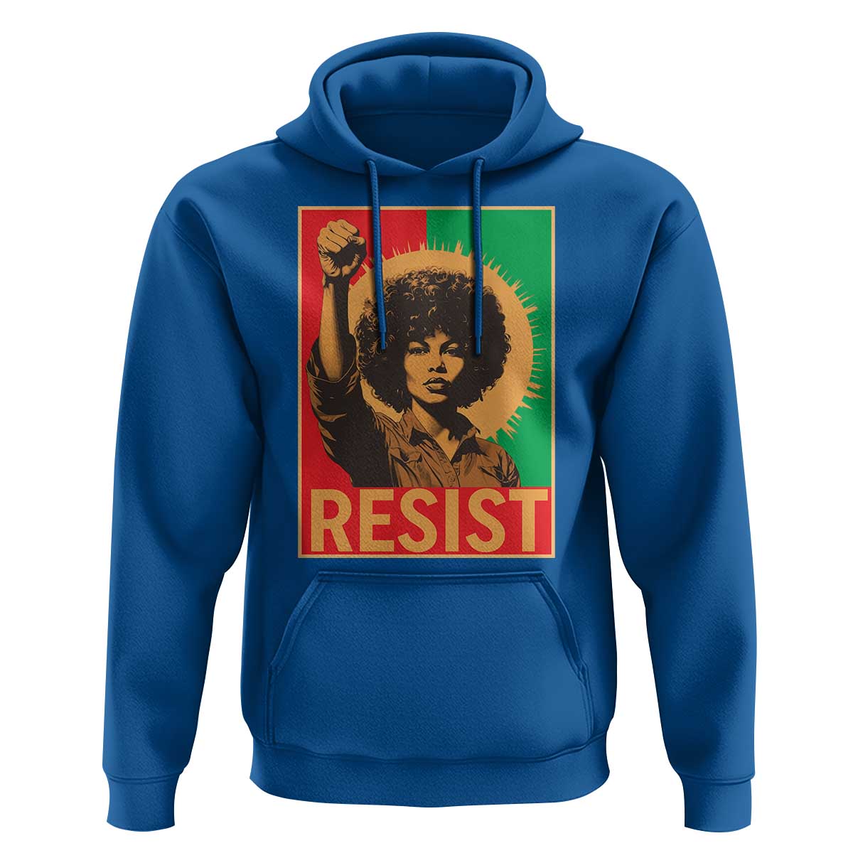 Angela Davis Hoodie Political Protest Resist Civil Rights Freedom - Wonder Print Shop