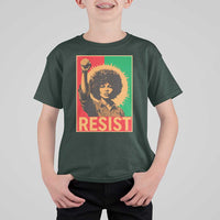 Angela Davis T Shirt For Kid Political Protest Resist Civil Rights Freedom - Wonder Print Shop