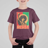 Angela Davis T Shirt For Kid Political Protest Resist Civil Rights Freedom - Wonder Print Shop