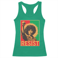 Angela Davis Racerback Tank Top Political Protest Resist Civil Rights Freedom - Wonder Print Shop