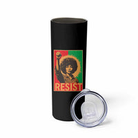 Angela Davis Skinny Tumbler Political Protest Resist Civil Rights Freedom - Wonder Print Shop