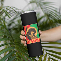 Angela Davis Skinny Tumbler Political Protest Resist Civil Rights Freedom - Wonder Print Shop