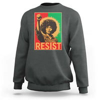 Angela Davis Sweatshirt Political Protest Resist Civil Rights Freedom - Wonder Print Shop