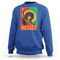Angela Davis Sweatshirt Political Protest Resist Civil Rights Freedom - Wonder Print Shop