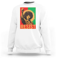 Angela Davis Sweatshirt Political Protest Resist Civil Rights Freedom - Wonder Print Shop