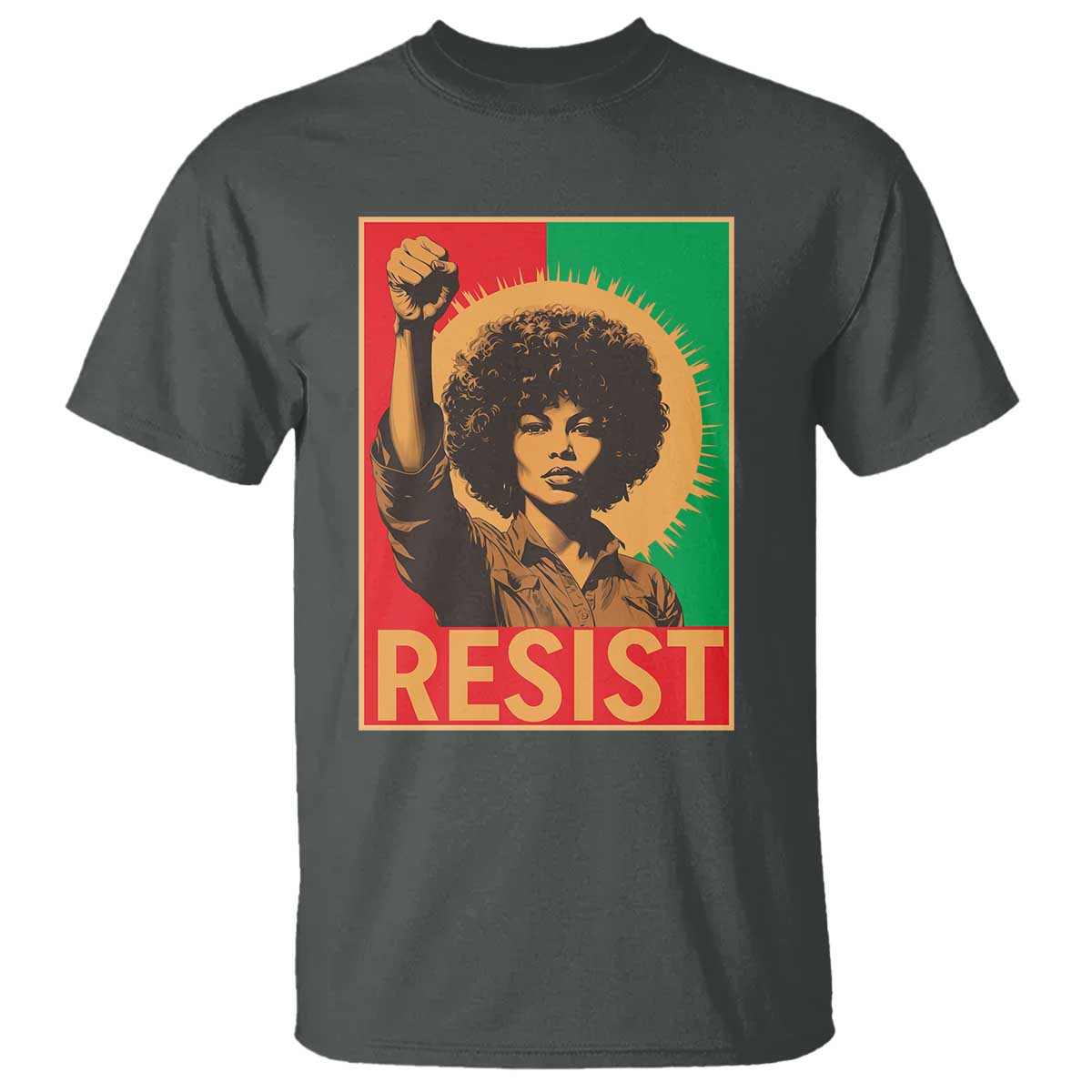 Angela Davis T Shirt Political Protest Resist Civil Rights Freedom - Wonder Print Shop