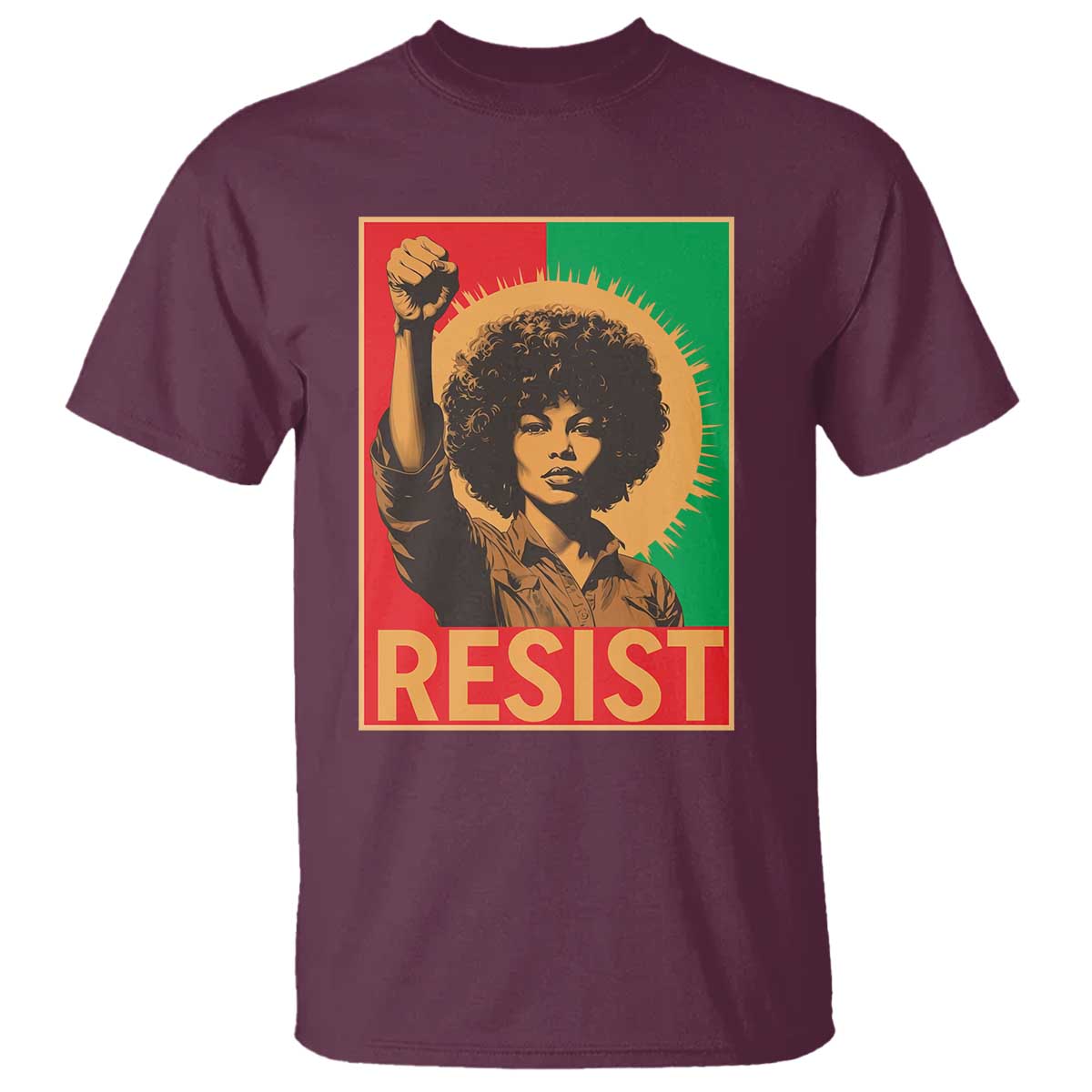 Angela Davis T Shirt Political Protest Resist Civil Rights Freedom - Wonder Print Shop