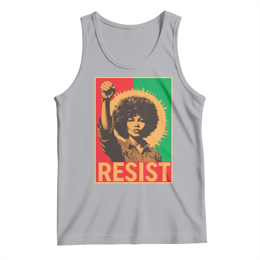 Angela Davis Tank Top Political Protest Resist Civil Rights Freedom - Wonder Print Shop