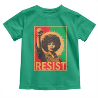 Angela Davis Toddler T Shirt Political Protest Resist Civil Rights Freedom - Wonder Print Shop