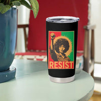 Angela Davis Tumbler Cup Political Protest Resist Civil Rights Freedom - Wonder Print Shop