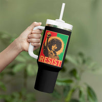 Angela Davis Tumbler With Handle Political Protest Resist Civil Rights Freedom - Wonder Print Shop