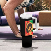 Angela Davis Tumbler With Handle Political Protest Resist Civil Rights Freedom - Wonder Print Shop