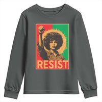 Angela Davis Youth Sweatshirt Political Protest Resist Civil Rights Freedom - Wonder Print Shop