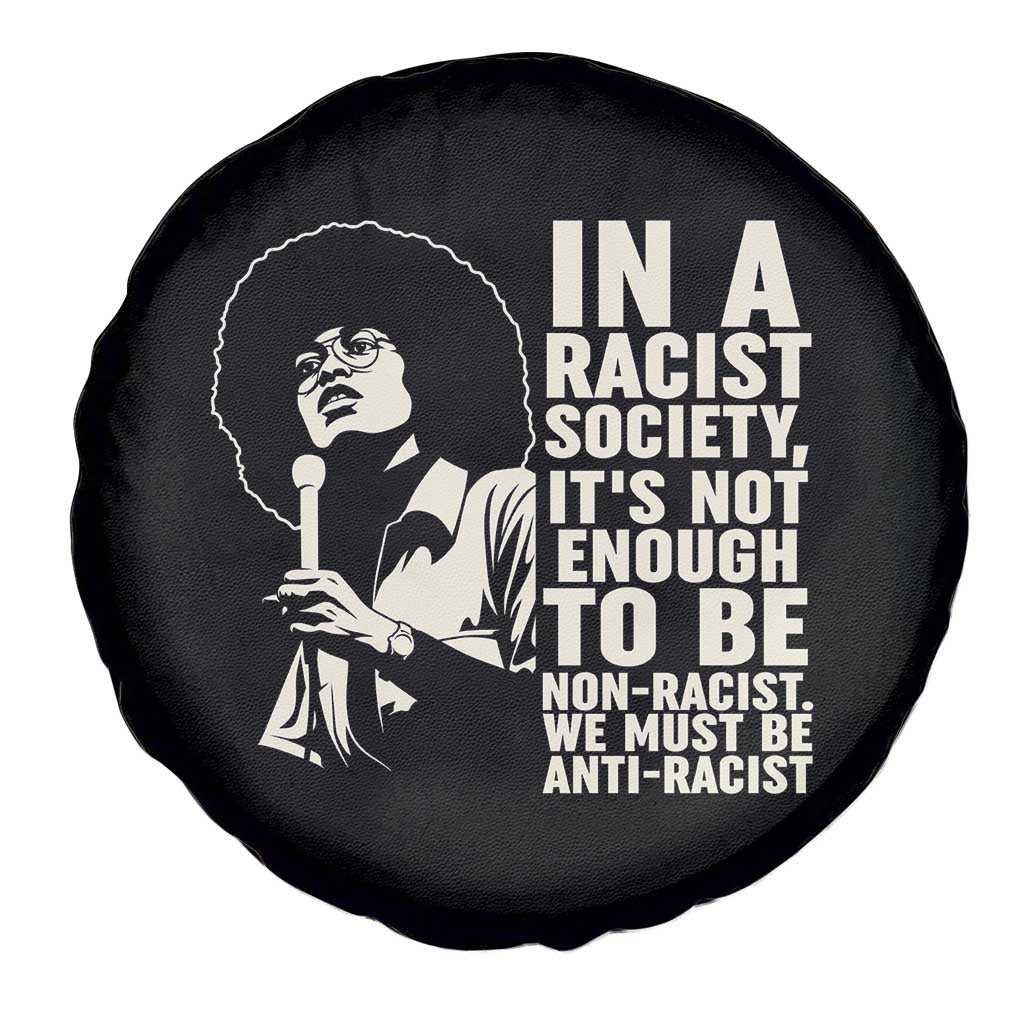 Angela Davis Inspirational Quote Spare Tire Cover - Wonder Print Shop