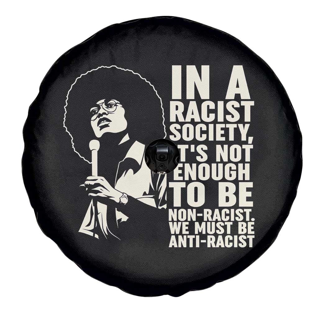 Angela Davis Inspirational Quote Spare Tire Cover - Wonder Print Shop