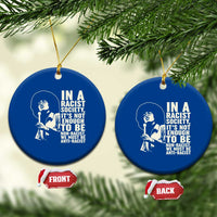 Angela Davis Inspirational Quote Ceramic Ornament - Wonder Print Shop