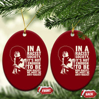 Angela Davis Inspirational Quote Ceramic Ornament - Wonder Print Shop