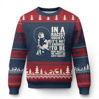 Angela Davis Inspirational Quote Ugly Christmas Sweater - Wonder Print Shop